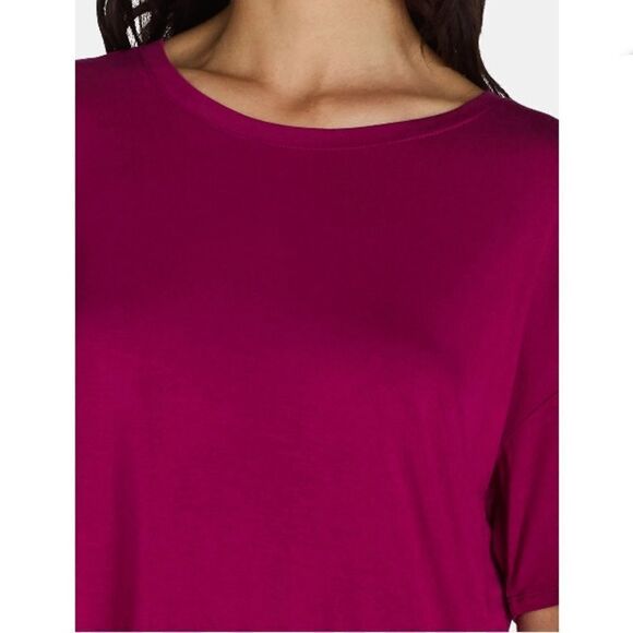 Elongated Soft Crewneck Tunic T-Shirts 2-Pack Size M - Picture 10 of 11